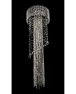 Хрустальная подвесная люстра Lumina Deco LDP 10179 D35 Elleganti