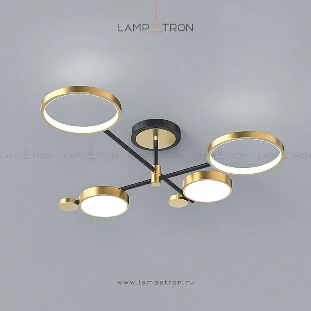 Потолочная люстра MARSA 4 плафона. Цвет плафонов золото. Lampatron marsa-gold-4 3138-7743 Потолочная люстра MARSA 4 плафона. Цвет плафонов золото. Lampatron marsa-gold-4 3138-7743