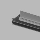 Профиль для натяжного потолка 2м Denkirs TR3050-AL SOLID LIGHT