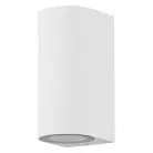 Светильник садово-парковый на стену GU10 MR11 230V белый Feron 51310 DH023