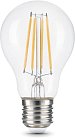 Лампа светодиодная филаментная Gauss 102902112 E27 12W 2700K прозрачная Filament