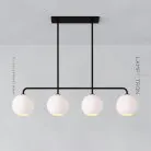 Реечный, рядный светильник CLOVE Цвет Черный + Белый Lampatron 7780-21927