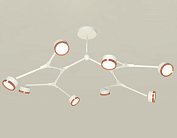 Люстра на штанге Ambrella light XB9059153/8 SWH/PPG