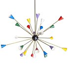 Люстра на штанге Huge Pair of Multi Color Italian Sputnik ImperiumLoft 144344-22 40.2530-0