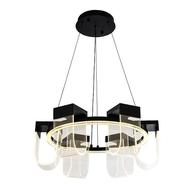 Подвесной cветильник LED4U L7707-600 BK Подвесной cветильник LED4U L7707-600 BK