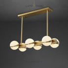 Реечный, рядный светильник KAIRA LONG 6 плафонов Lampatron f-kaira-long-6 8528-23643