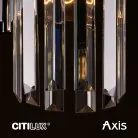 Бра хрустальное с выключателем Бронза Citilux CL313413 AXIS