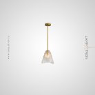 Подвесной светильник HIGGINS ONE Модель A. Плафон водный узор. Lampatron higgins-one-a-water 2446-5379