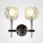 Бра  Boule De Cristal Double Sconce Chrome 156049-22 ImperiumLoft