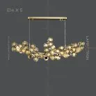 Реечный, рядный светильник IOLA L 5 ламп Lampatron iola-l-5 6375-17129