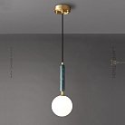 Подвесной светильник PETIT B Зеленый мрамор. Lampatron 8086-22092