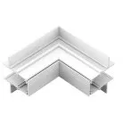 Внешний угловой соединитель для встраиваемого магнитного шинопровода iLEDEX TECHNICAL OUTTER CORNER CONNECT 4822-022-95/95-WH VISION48/22