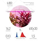 Светильник для растений ЭРА FITO-9W-Rb-Т8+holderG13