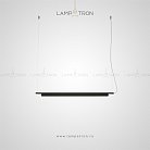 Реечный, рядный светильник NETTAN Размер L. Цвет черный. Lampatron 2619-6255