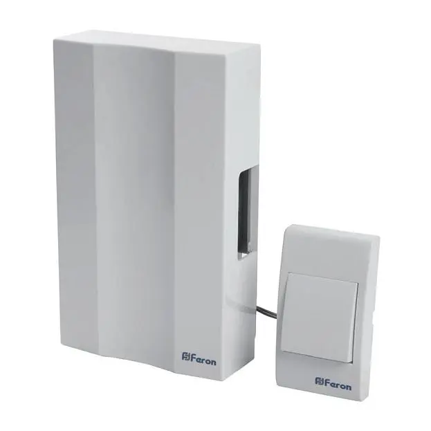Звонок с кнопкой проводной Feron 41504 DB-101230V Звонок с кнопкой проводной Feron 41504 DB-101230V