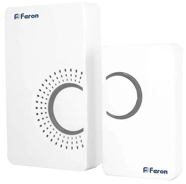 Звонок дверной беспроводной Feron 23686 E-373 36 мелодий Звонок дверной беспроводной Feron 23686 E-373 36 мелодий