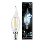 Лампа Gauss 104801207-S E14 7W 4100K прозрачная