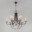 Подвесная люстра Eurosvet 60098/9 черный a045217 Lazzaro