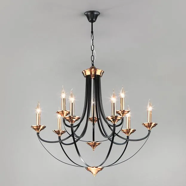 Подвесная люстра Eurosvet 60098/9 черный a045217 Lazzaro