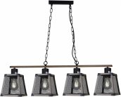 Подвесной светильник ILLUMICO IL1006-4LL-05 BK WOOD