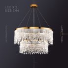 Кольцевые люстры и светильники CASSANDRA Два кольца. 60 + 80 см Lampatron 6049-16141