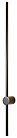 Настенный светильник Newport 15102N/A black glossy 15000