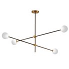 Люстра Delight Collection 9389P/4 black/gold Bistro Globe