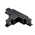 Соединение левое тройное перекидное с подводом питания к треку 5040xx-(F)/(R) ЧЕРНЫЙ Lightstar 504137-FRPSL Quattro