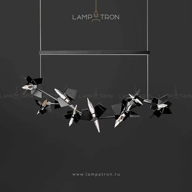 Реечный, рядный светильник BERGAMO Размер L. Цвет Черный Lampatron 5015-12775 Реечный, рядный светильник BERGAMO Размер L. Цвет Черный Lampatron 5015-12775