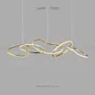 Реечный, рядный светильник LYCAN 5 колец. Размер S. Теплый свет Lampatron 3326-22818