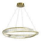Светильник подвесной Латунь/Прозрачный LED 1*58W 4000K ST-Luce SL6204.321.01 RITORTO