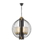Подвесной светильник Lumina Deco LDP 1245-5 BK+MD Ponti