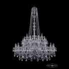 Люстра хрустальная Bohemia 1411/20+10+5/400/h-155/2d Ni