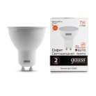 Лампа Gauss 13617 GU10 7W 3000K матовая Elementary MR16