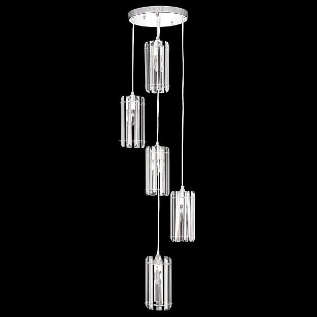 Хрустальный подвесной светильник Хром Citilux CL306051 Джейн Хрустальный подвесной светильник Хром Citilux CL306051 Джейн