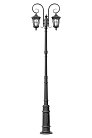 Наземный фонарь Oasis Light 79710A/18 E7 Bl ALBORG