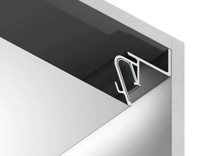 Алюминиевый профиль 26*34 для натяжного потолка 2м Ambrella light GP4100BK Alum Profile