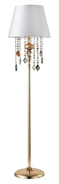 Торшер Crystal Lux MERCEDES PT1 GOLD/COLOR 0951/601