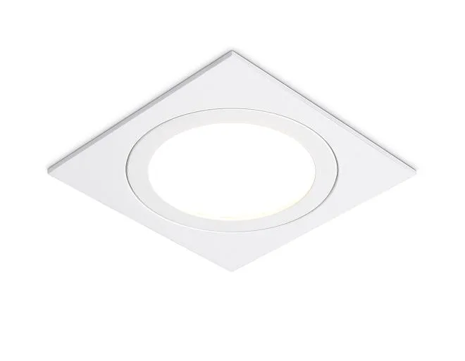 Встраиваемый светильник Ambrella light TN51824 WH белый GX53 max 15W 110*110*39