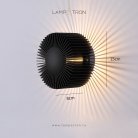 Бра SMED Цвет черный. Белый свет Lampatron 8570-23848