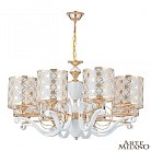 Люстра подвесная с плафонами 303097/8 Wh/Gd Arte Milano Florentia