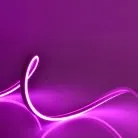 Гибкий неон Uniel ULS-N01-2835-120LED/m-6mm-IP67-DC12V-9W/m-5M-PURPLE блистер Neon