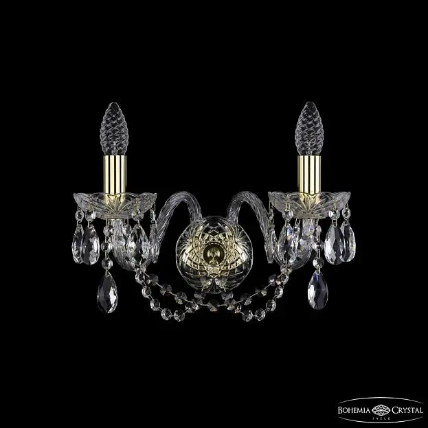 Бра хрустальный Bohemia 1402B/2/160 G Бра хрустальный Bohemia 1402B/2/160 G