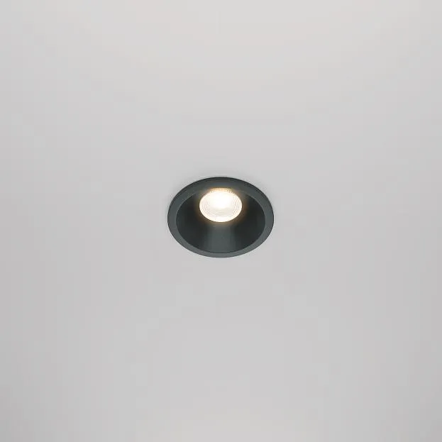 Встраиваемый светильник Maytoni Technical DL034-01-06W3K-B Zoom