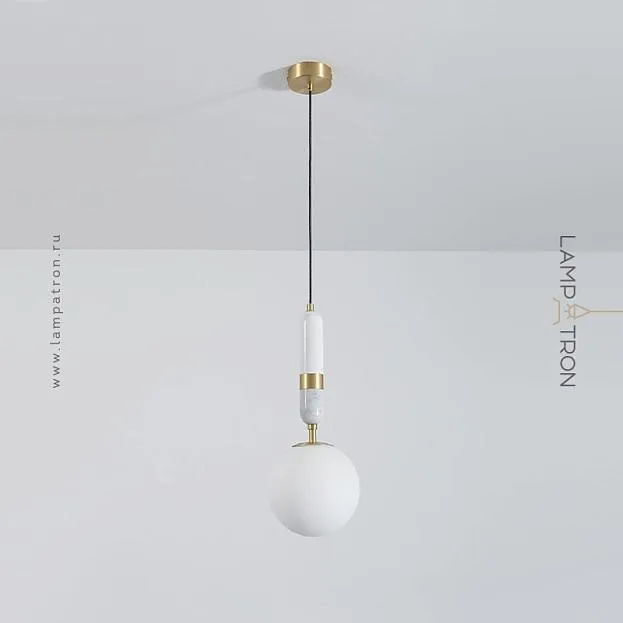Подвесной светильник NOEL Латунь + Белый мрамор Lampatron f-noel-brass 8980-25432 Подвесной светильник NOEL Латунь + Белый мрамор Lampatron f-noel-brass 8980-25432