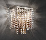 Бра Reccagni Angelo Rainbow 2L Square WL Clear Crystal Nicke Settat