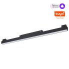 Трековый низковольт. св-к диммир. со сменой цв.температуры, пульт ДУ/Tuya Smart Life IP20 LED 20W 48V 3000-6000K Novotech 359631 Flum