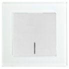 Выключатель 1-клавишный c индикатором 250В 10А серия Катрин белый Stekker 39162 GLS10-7001-01