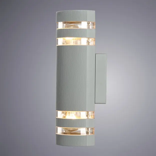 Уличный настенный светильник GREY Arte Lamp A8162AL-2GY METRO 