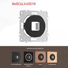 Вывод кабеля Arte Milano 202.49-1.black am
